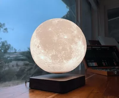 Buy Tmrw Floating Jupiter Lamp Magnetic Levitation Rotating Moon Planet Night Light • 47.99£