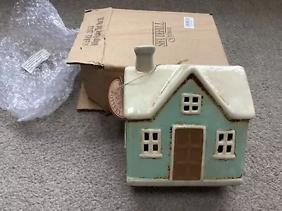 Buy Ceramic Country House Village Pottery Cottage Ornament Tealight Candle Holder • 7.99£