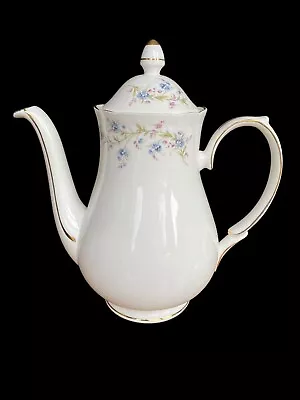 Buy Duchess Tranquility Coffee Pot  “FORGET ME NOT”  Bone China England • 23.90£