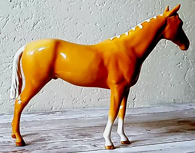 Buy Beswick Bois Roussel Palomino Racehorse Beautiful Rare Gloss Model No.701 Vgc • 89.99£