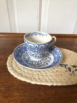 Buy Cauldon China England Vintage Tea Cup Blue And White  • 13.98£