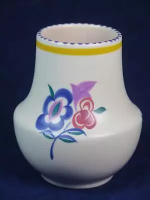 Buy Vintage Poole Pottery Vase TRADITIONAL PATTERN KG Shape 110 1960s • 7.99£