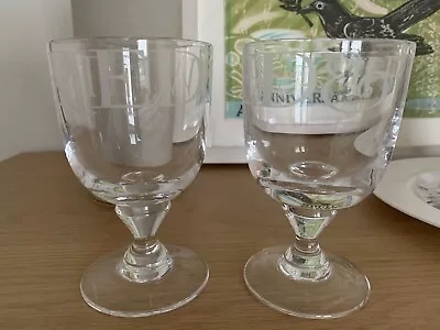 Buy Emma Bridgewater 'Black Toast' 2 X Small Wine Glasses Goblets Unused 14cm High • 59.99£