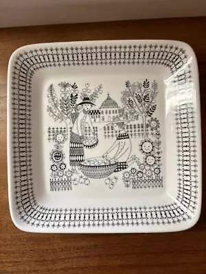 Buy Missing Arabia Emilia Square Tray Laiya Uosikkinen Finland Scandinavian Vintage • 103.30£