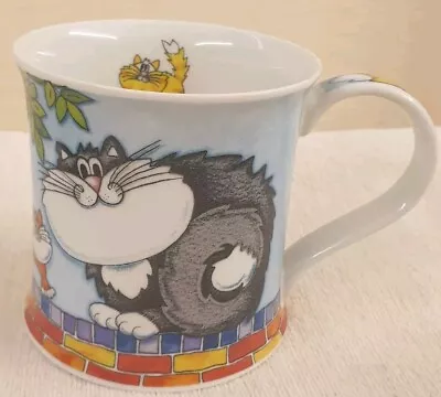 Buy Catawau Dunoon Mug, Design Jane Broikshaw  Fine Stoneware Cartoon Cats • 9.30£
