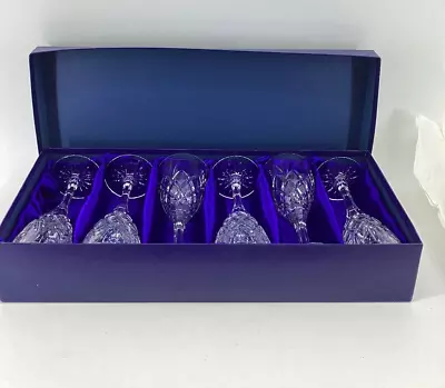 Buy 6 X Royal Doulton Fine Crystal Champagne Flute Glasses In Original Box • 15£