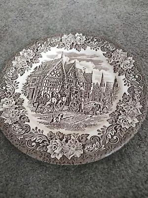 Buy Dicken Series Brown English Ironstone Tableware Dinner Plate • 2£