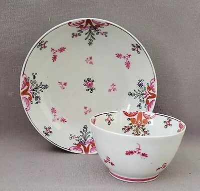 Buy New Hall Pattern 121 Teabowl & Saucer C1787-1800 Pat Preller Collection • 25£