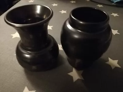 Buy Prinknash Hand Made Pottery Two Small Vases • 4.99£