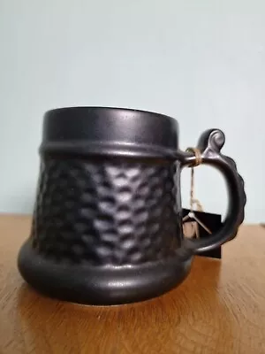 Buy Vintage Small Hammered Effect Dark Grey Lustre Mug - Prinknash  • 4£