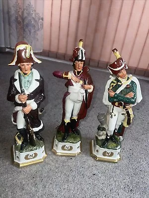 Buy Capodimonte Napoleonic Soldier - Porcelain/china Figurine X 3 -no Maker Mark • 79.99£