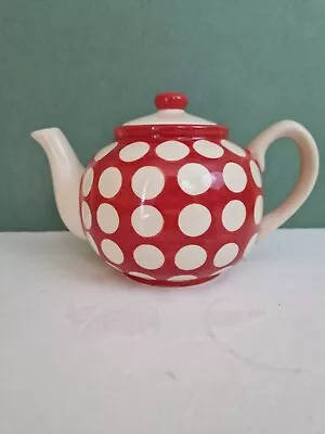 Buy PRICE KENSINGTON RED POLKA DOT  Teapot • 16.41£