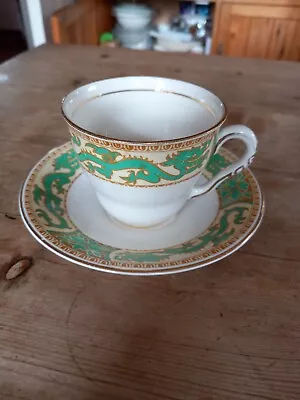Buy Arklow Green Dragon Cup And Saucer • 10£
