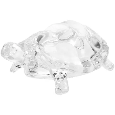 Buy  Glass Turtle Statue Shui Figurines Collectible Mini Miss Animal Ocean • 7.68£