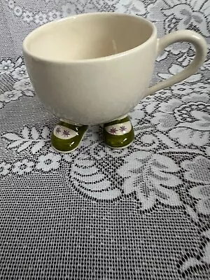 Buy Carlton Walking Ware Cup With Green Shoes 8 Cm High Very Good Condition • 24.99£