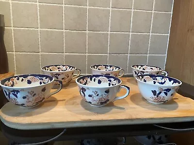 Buy SET OF 6 VINTAGE/ANTIQUE MASON’S IRONSTONE MANDALAY CUPS / H 5.5cm W 10cm • 11.50£