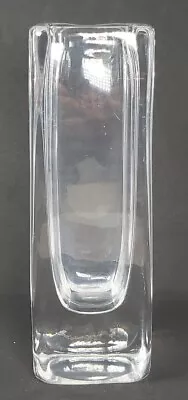 Buy Orrefors Clear Glass Vase - Nils Landberg - 15 Cm - Signed And Numbered 3696 • 35£