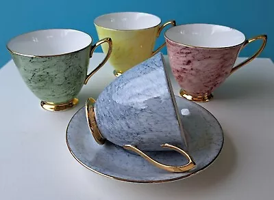 Buy Royal Albert Bone China Gossamer Vintage Tea Cups Mid Century Modern  • 20£