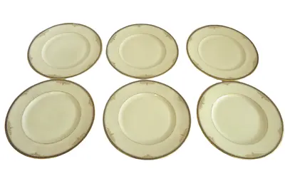 Buy Minton Bone China Marlborough Pattern 27cm Dinner Plates X 6 Charity Listing • 99.99£