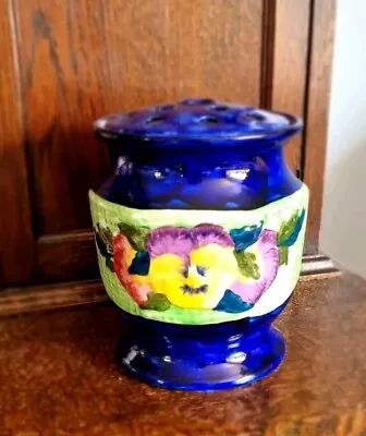 Buy BEAUTIFUL ART DECO RINGTONS MALING WARE Vase With Inner Frog, Viola Pansy Design • 19.99£