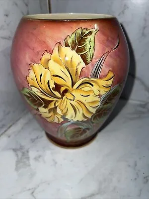 Buy Vintage Royal Winton Grimwades Bouquet Floral Lustre Vase 16 Cm • 18£