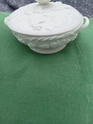 Buy Minton Parian Ware 2 Handled Lidded Dish In Vgc See All The Pics A Steal • 12.99£