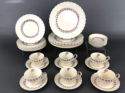 Buy Vintage Myott Son & Co. REGENCY Dinnerware Set, M7.F Old Chelsea C.1961+ England • 167.75£