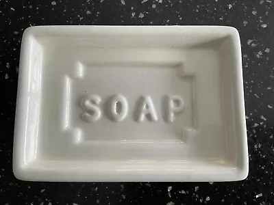 Buy Cream Pot Soap Dish GUC • 1.50£