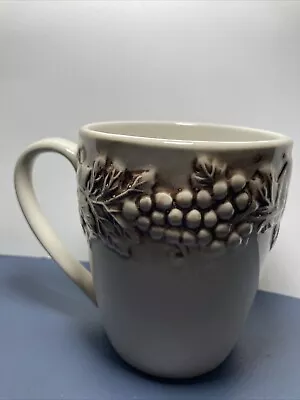 Buy Euro Ceramica Vineyard Embossed Grapes Large Coffee Tea Mug • 18.28£