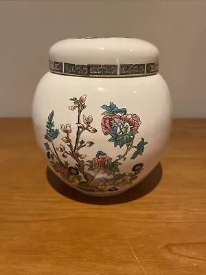 Buy Vintage Sadler Indian Tree Lidded Ginger Jar English Pottery S • 7.99£
