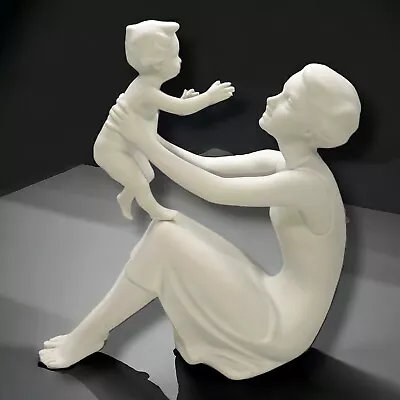 Buy Signed Bisque Kaiser Figurine Porcelain Mother Holding Baby #398 Made In Germany • 79.17£