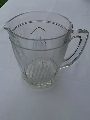 Buy Heavy Vintage Glass Jug Perfect For Summer Drinks • 5£