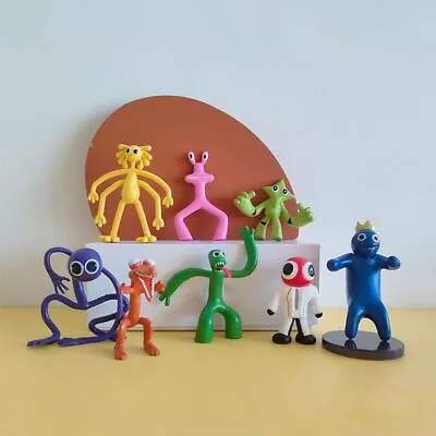 Buy 8pcs Roblox Rainbow Friends Figure Toy Model Decoration Handmade Doll Kids Gift • 6.85£