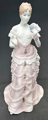 Buy RARE VINTAGE CROWN STAFFORDSHIRE BONE CHINA LADY FIGURINE *kITTY* • 45£