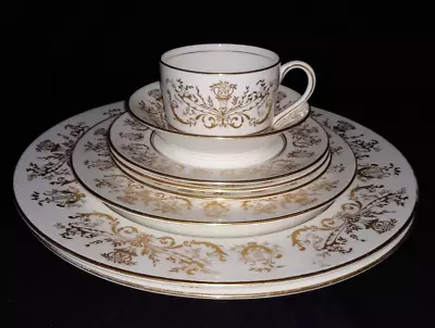 Buy Lot Of 7 Set Vtg Coalport Allegro Dinner Salad Dessert Bread Plates & Bowl & Cup • 58.67£