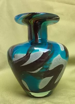 Buy Fabulous Mdina  Tiger Design Art Glass Vase - Signed  And In Excellent Condition • 27.99£