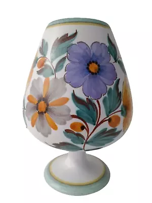 Buy Hand-Painted Gouda Holland Pottery Vase Floral Design Vintage Collectible • 9.99£