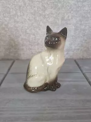 Buy Vintage Beswick Siamese Cat Figurine - Hand-Painted Collectible (1949-1960s) Not • 18£
