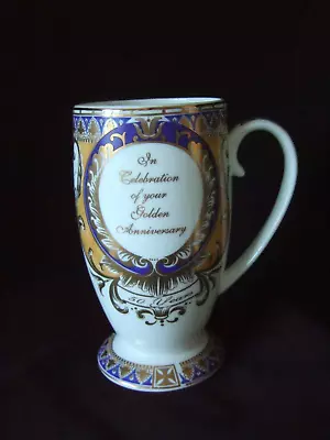 Buy Hudson Middleton Fine Bone China  Mug Golden Wedding • 2.99£