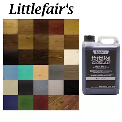 Buy Littlefair's Indoor & Outdoor Wood Stain Water Based - Light & Dark Finishes • 31.95£