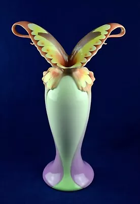 Buy FRANZ Porcelain Butterfly Flower Vase - 15-1/2  Tall - XP1692 - PERFECT • 99.50£