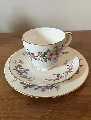 Buy Cake Side Plate And Cup Set - Devon Sprays, Wedgwood. Bone China Floral • 17£