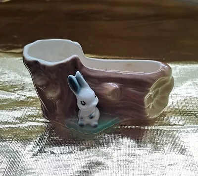 Buy Vintage HORNSEA POTTERY Fauna 224 Rabbit Tree Posey Vase Retro Collectable • 4£