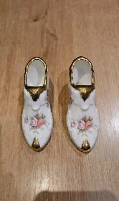 Buy Paragon Victoriana Rose Vintage Shoes Fine Bone China   • 19.99£