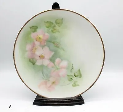 Buy Vintage THOMAS Germany China 8  Plates Set Of Five Gold Rimmed Floral Pattern • 14.91£