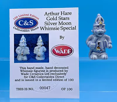 Buy Wade Whimsie Arthur Hare Wizhared 2001 Gold Stars Silver Moon LE 100 RARE • 29.99£
