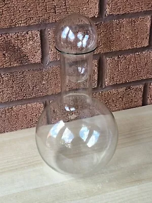 Buy Large Vintage Glass Decanter 28 Cm Tall • 5£