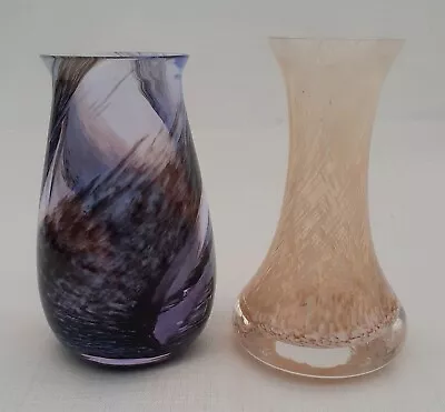 Buy 2 Caithness Glass Bud Vases In Excellent Condition  • 7.99£