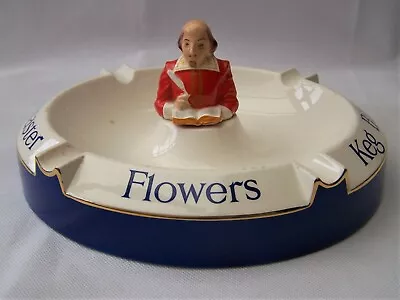 Buy 1960s PRE-1968 FLOWERS BREWMASTER CARLTON WARE WILLIAM SHAKESPEARE LARGE ASHTRAY • 39£