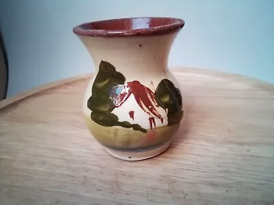 Buy Guernsey  Torquay Pottery  Cottage VASE Vintage  7.5 Cm • 4£